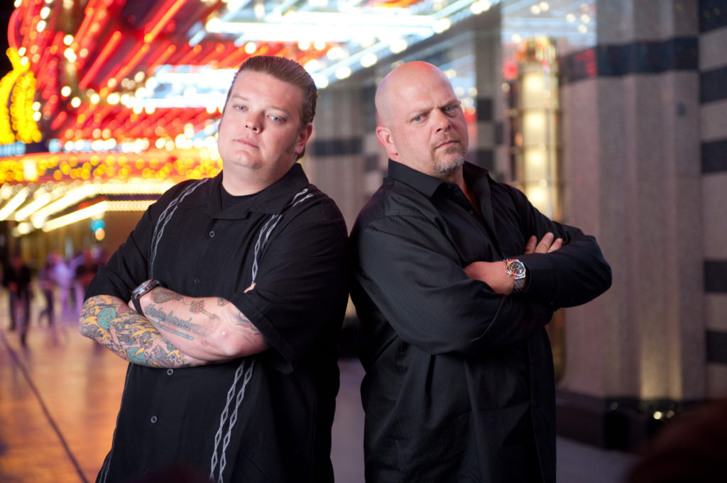The cast of "Pawn Stars" shot on March 5, 2012 in Las Vegas, Nevada.  Photo by Scott Gries